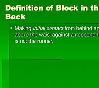 block in